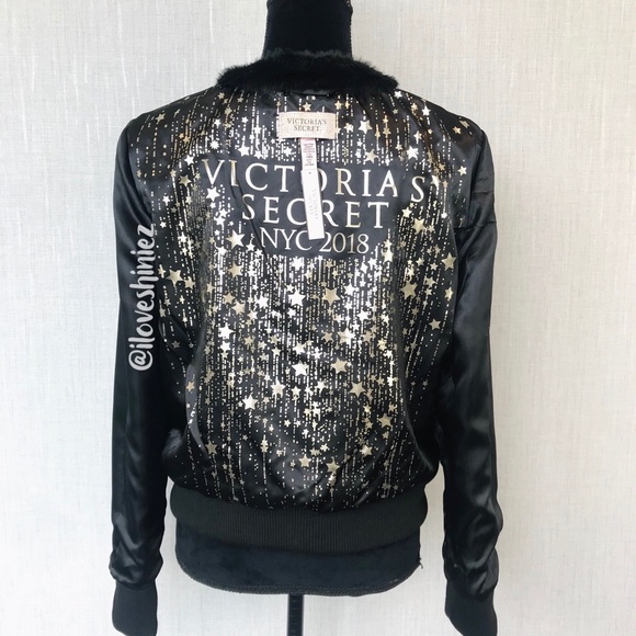 •Victoria's Secret• VSFS2018 NYC Faux Fur Jacket S - Picture 8 of 9